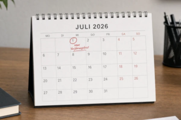Neue Verjährungsfrist beim Bußgeldbescheid ab 1. Juli 2026